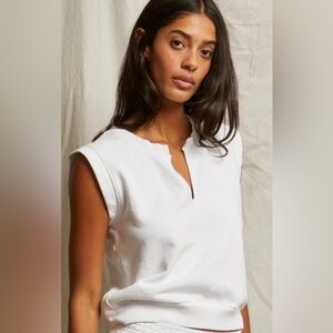 Perfectwhitetee Sloane French terry muscle tank